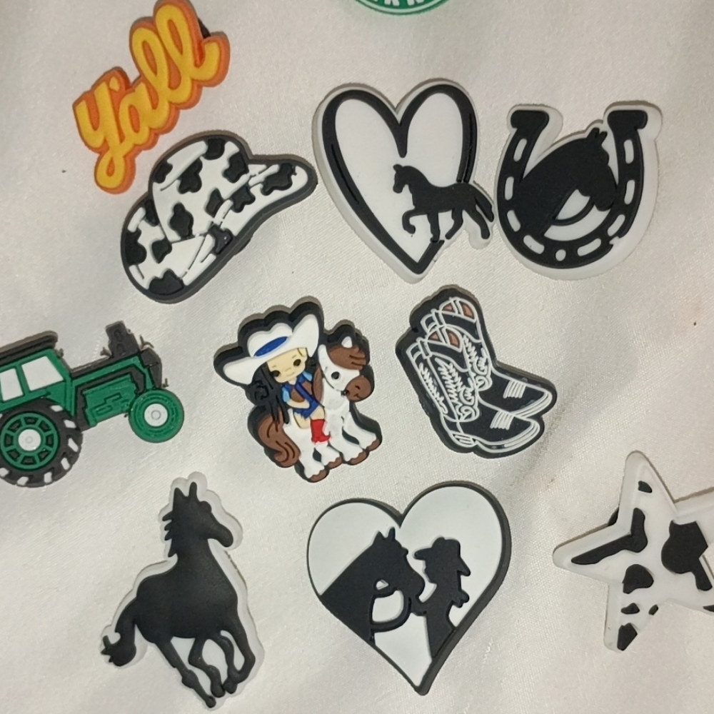 Cowgirl Themed Jibbitz For CROCS